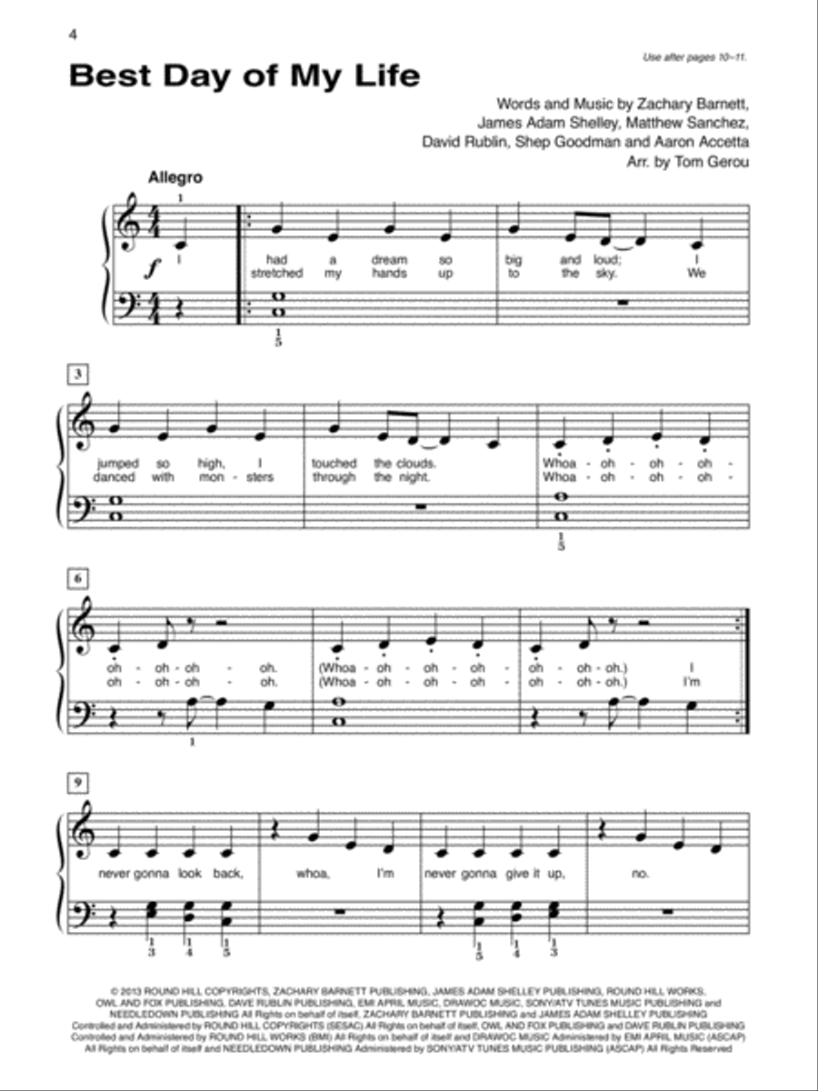 Alfred's Basic Piano Library: Popular Hits, Complete Levels 1 and 2 & 3 (Value Pack) Piano Method scores gallery preview page 6