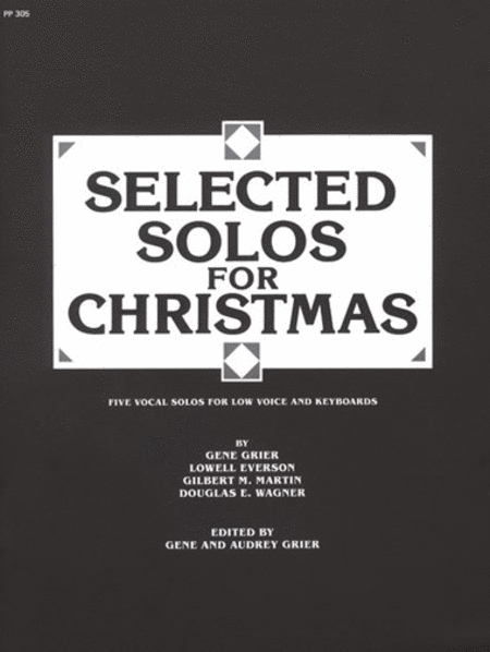 Selected Solos for Christmas - Low Voice