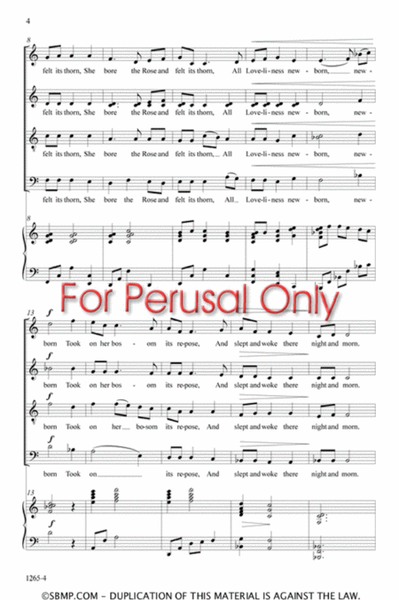 Herself a Rose - SATB Octavo image number null