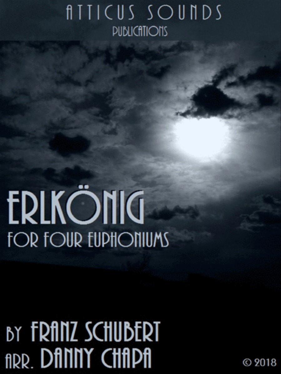Erlkönig (Arranged for Euphonium Quartet) Brass Ensemble scores gallery preview page 1