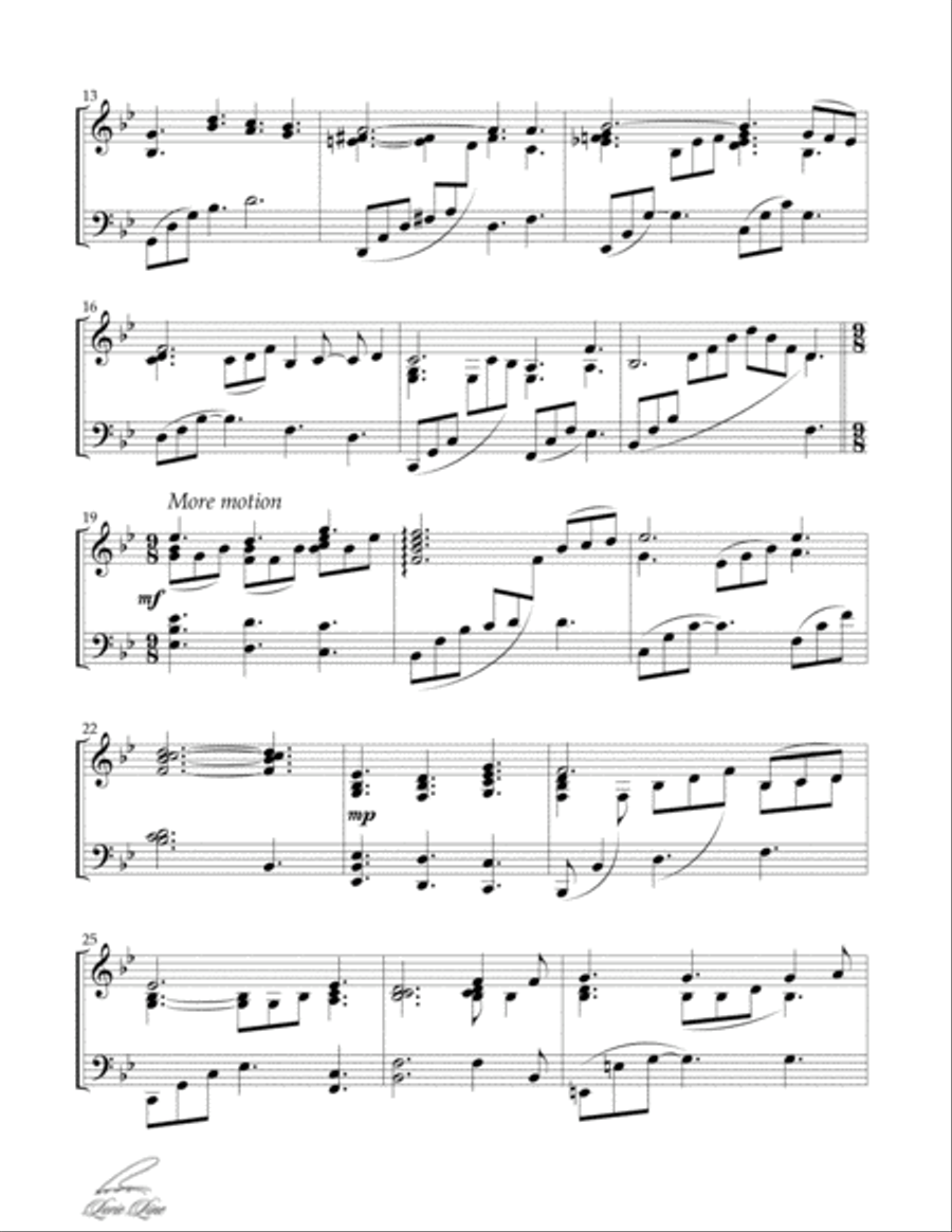 The Lord's Prayer The Lord's Prayer Piano Solo scores gallery preview page 3