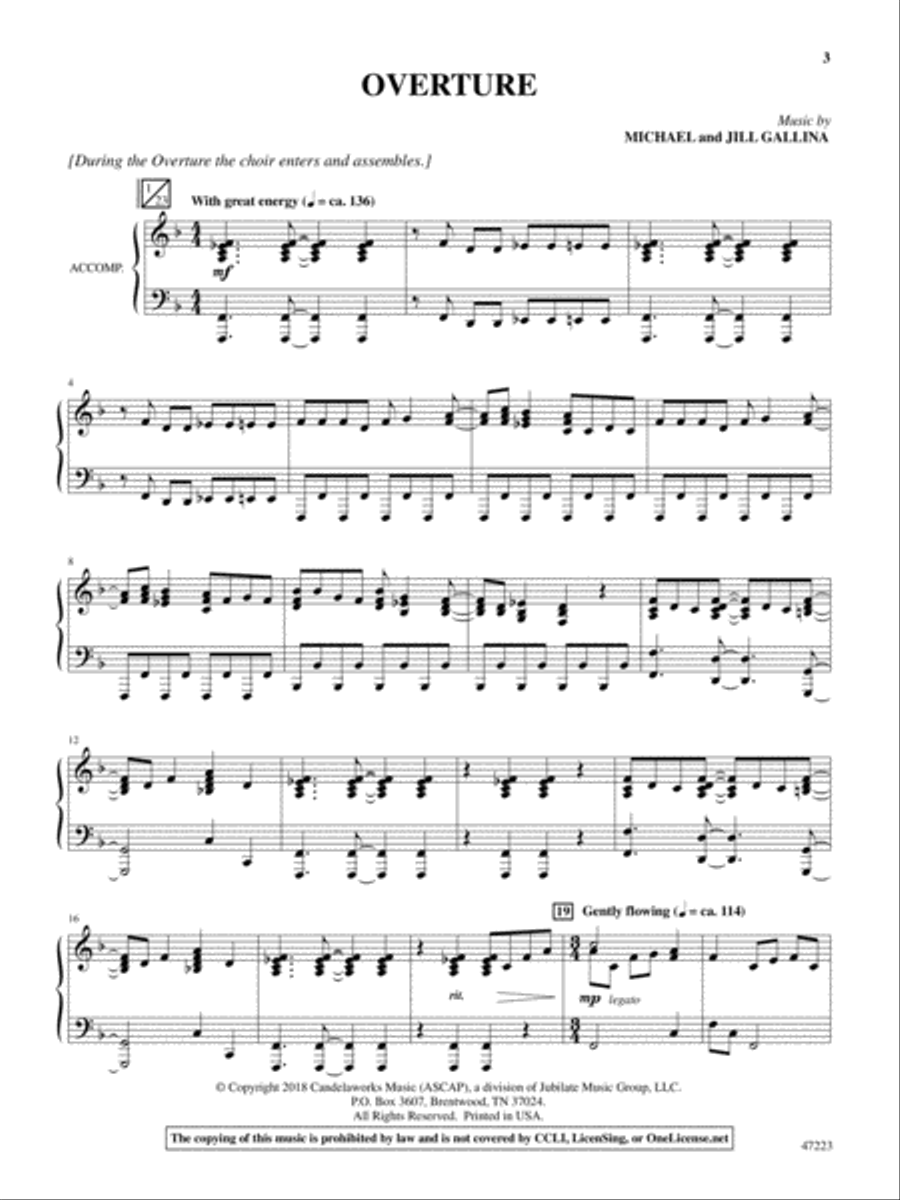 Mr. Pfister's Christmas Time Travelers Choir scores gallery preview page 4