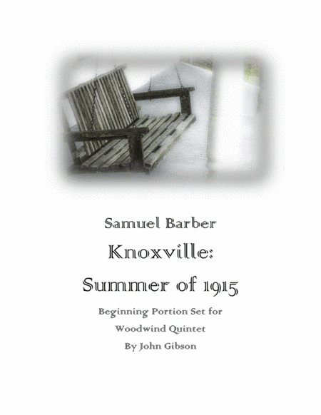 Knoxville: Summer Of 1915 image number null