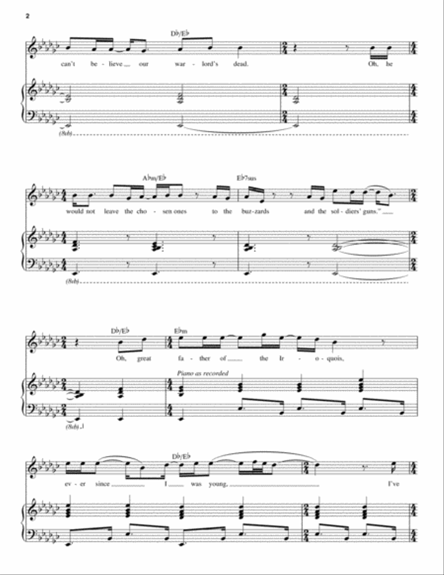 Indian Sunset Piano scores gallery preview page 2