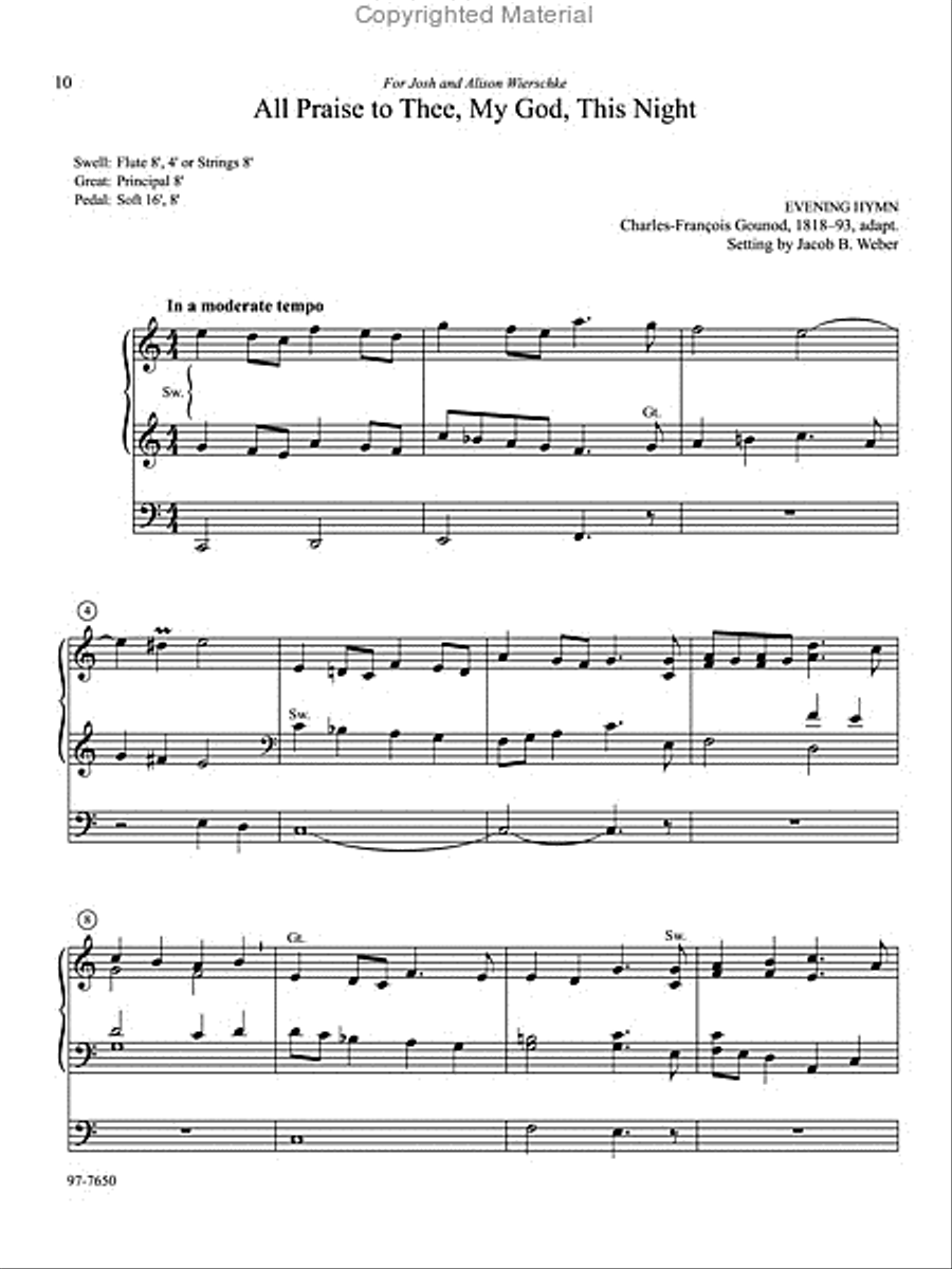Soli Deo Gloria: Eight Distinctive Chorale Preludes for Every Organist, Set 3 Organ scores gallery preview page 5