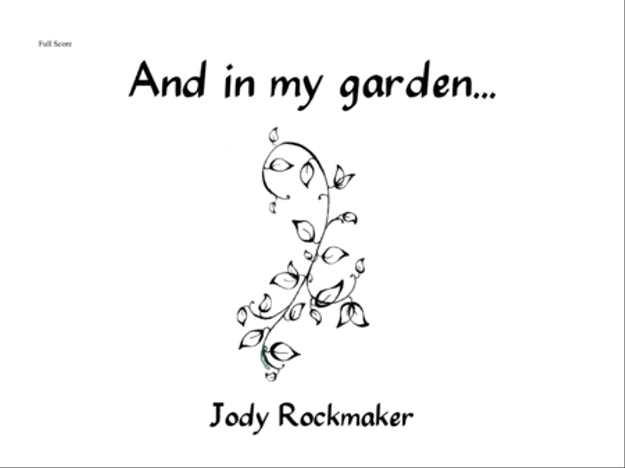 [Rockmaker] And In My Garden Large Ensemble scores gallery preview page 3