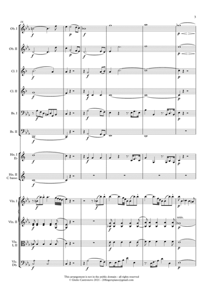 Mozart: Masonic Funeral Music (Maurerische Trauermusik) KV 477 arr. for Standard Classical Orchestra image number null