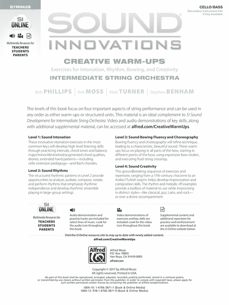 Sound Innovations for String Orchestra -- Creative Warm-Ups