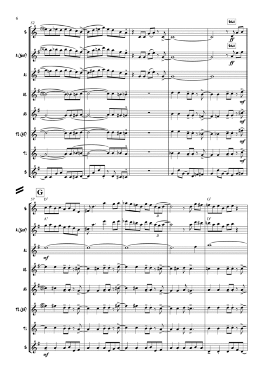 Watermelon Man Watermelon Man Woodwind Ensemble scores gallery preview page 6