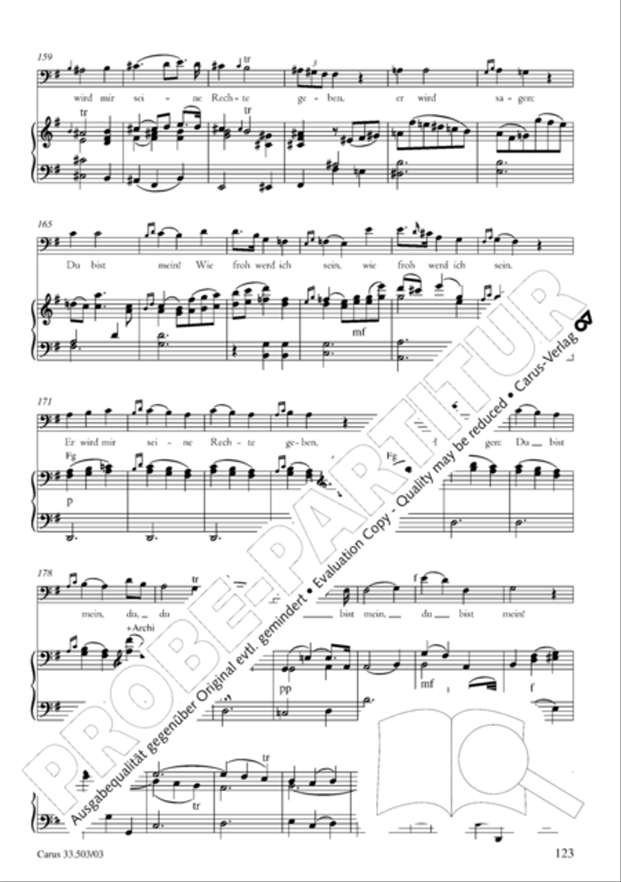 Passion according to St. Matthew (Passions-Musik nach dem Evangelisten Matthaus) SSATB scores gallery preview page 124