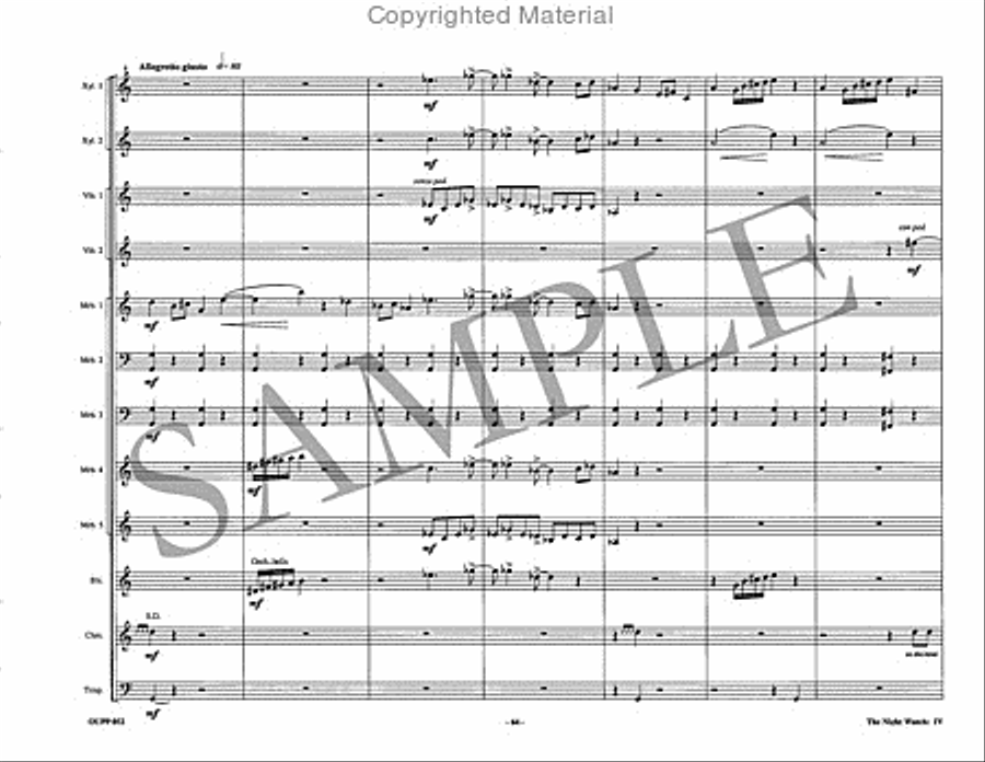 The Night Watch Percussion Ensemble scores gallery preview page 19