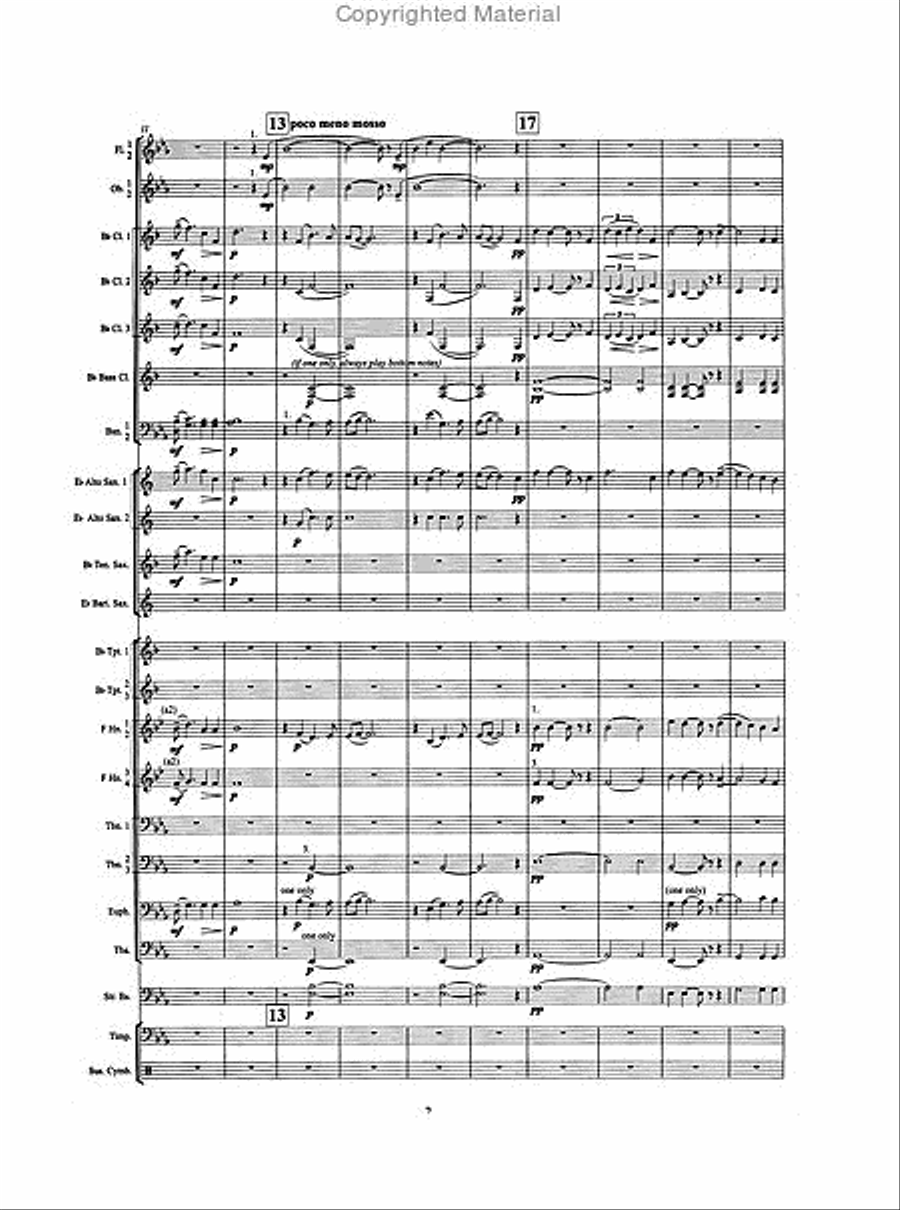 Rest Concert Band scores gallery preview page 3