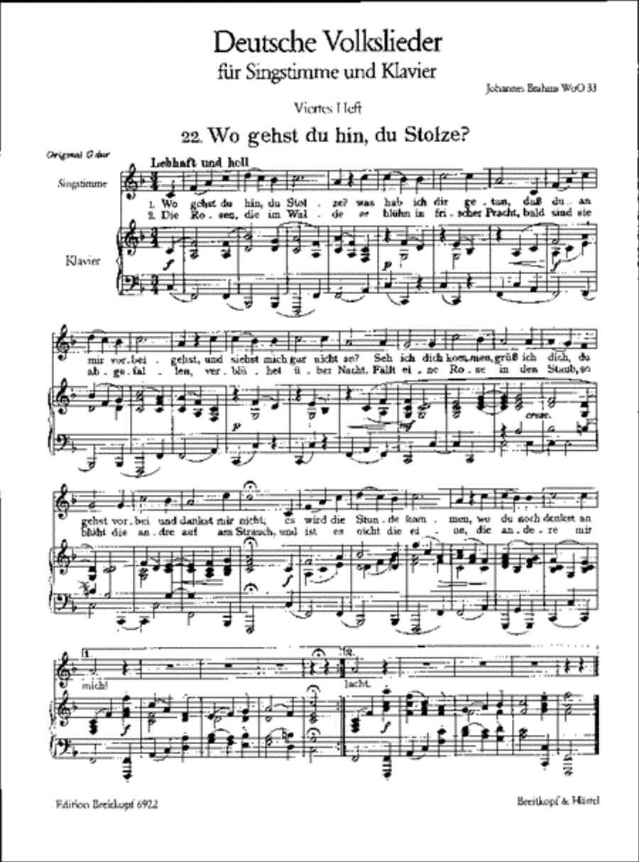 German Folk Songs WoO 33 Voice Solo scores gallery preview page 2