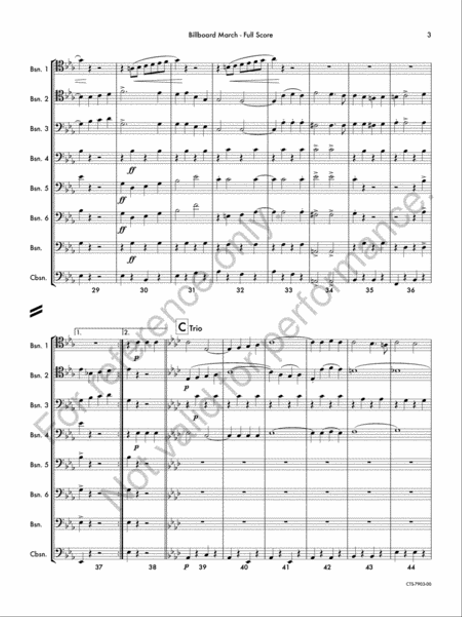 The Billboard Bassoon scores gallery preview page 4