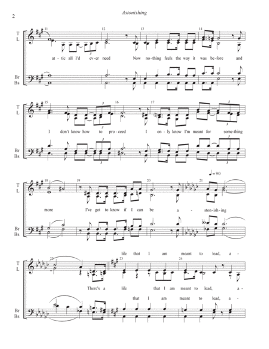 Astonishing 4-Part scores gallery preview page 2