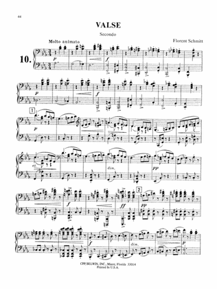 Schmitt: Album of Piano Duets, Volume I