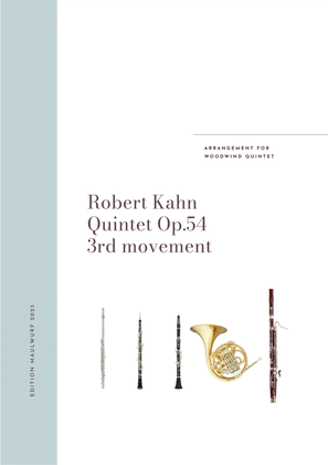 Quintet Op.54, 3rd movement