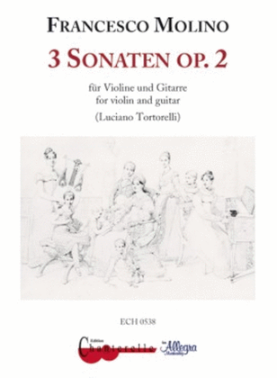 Book cover for 3 Sonatas Op. 2