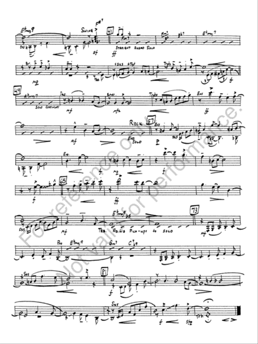 Where Has It Gone Jazz Ensemble scores gallery preview page 4