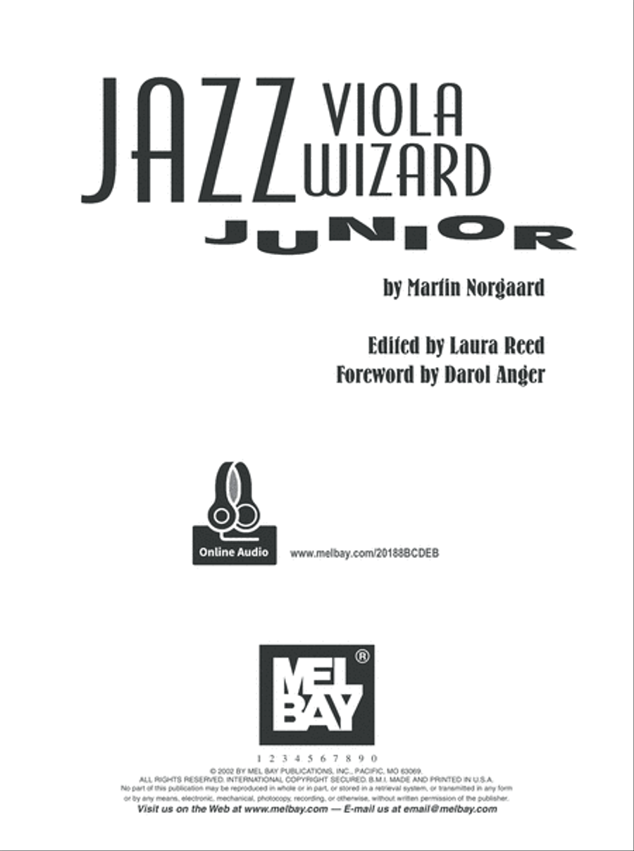 Jazz Viola Wizard Junior, Book 1 Viola Solo scores gallery preview page 2