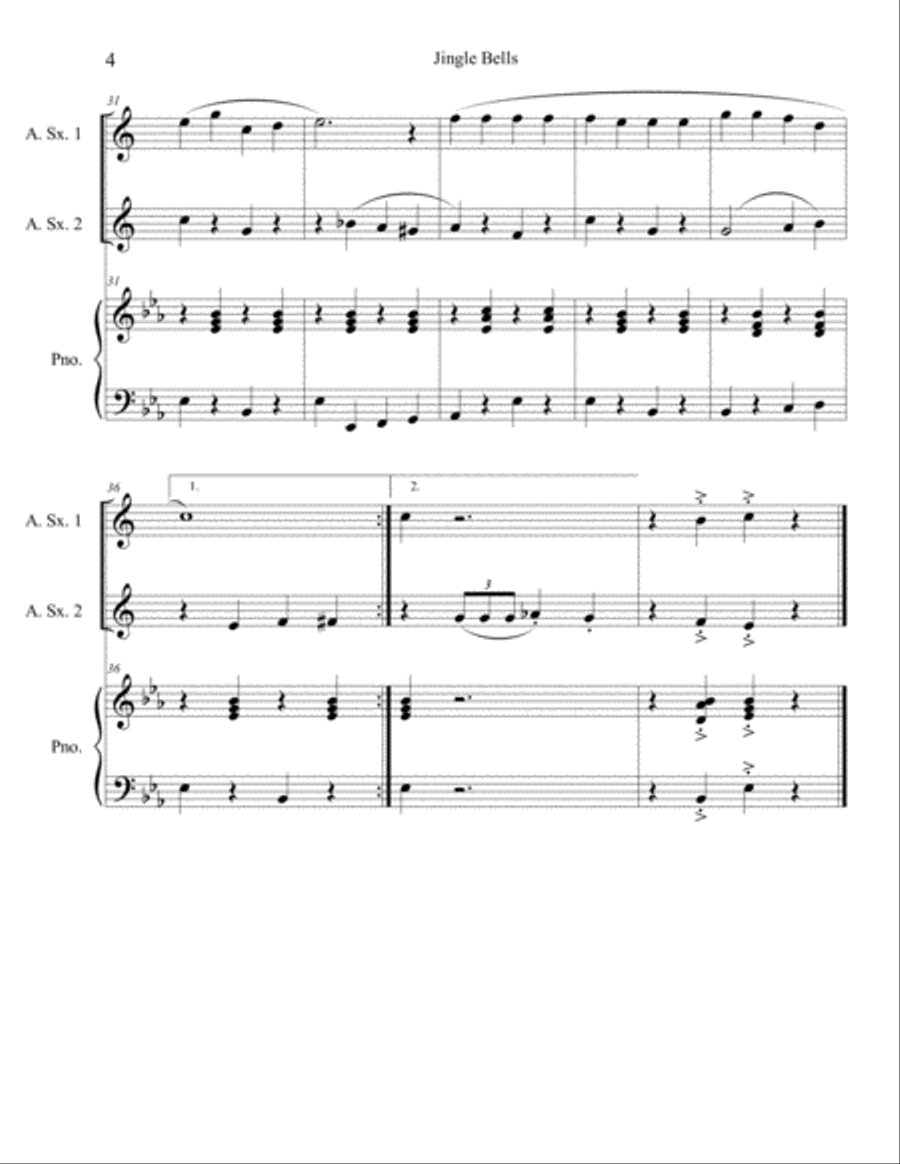 10 Christmas Duets for Alto Sax with piano accompaniment vol. 1 image number null