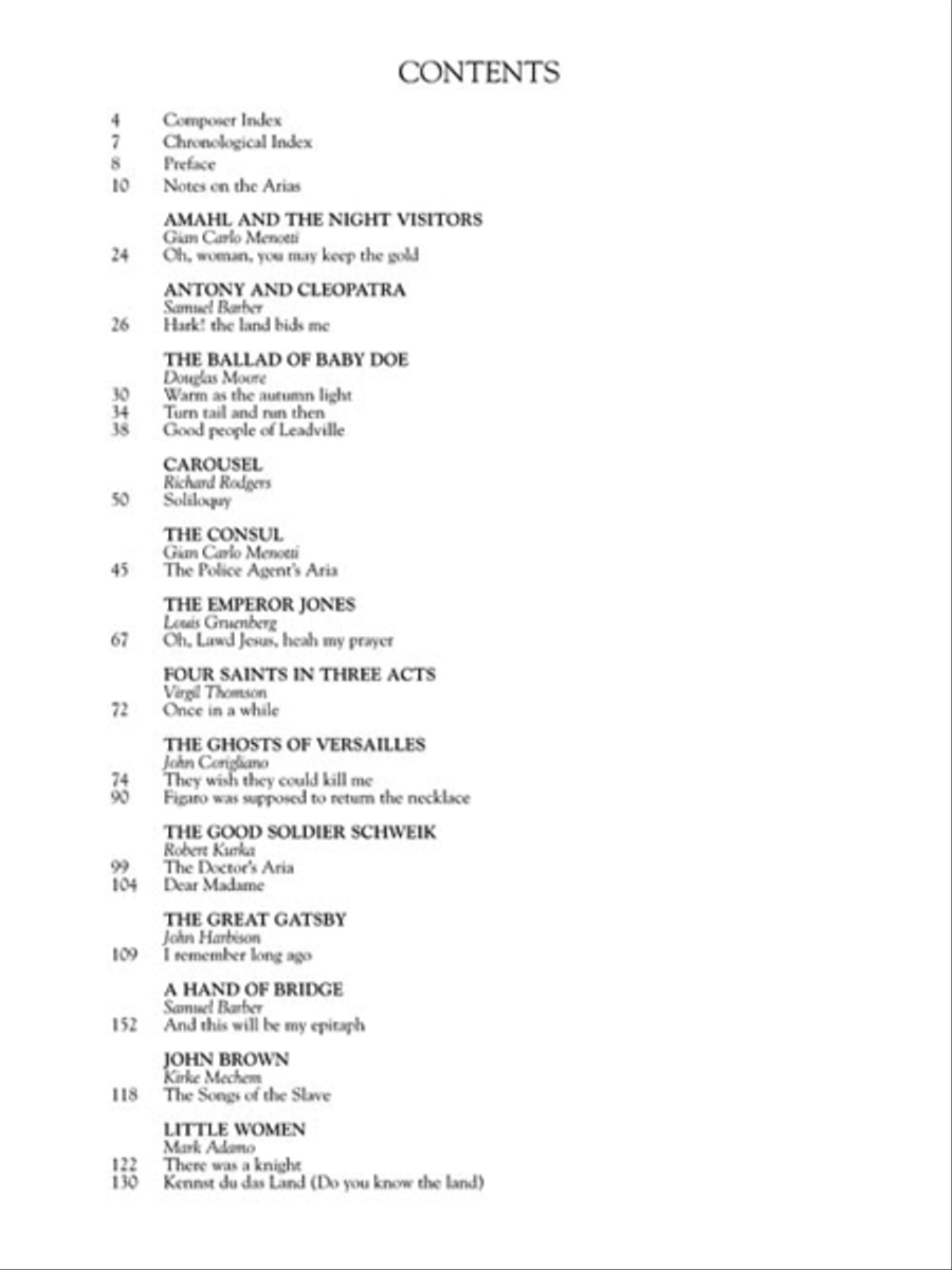G. Schirmer American Aria Anthology Voice Solo scores gallery preview page 3