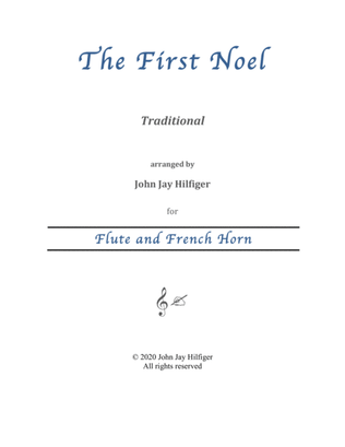 The First Noel for Flute and French Horn