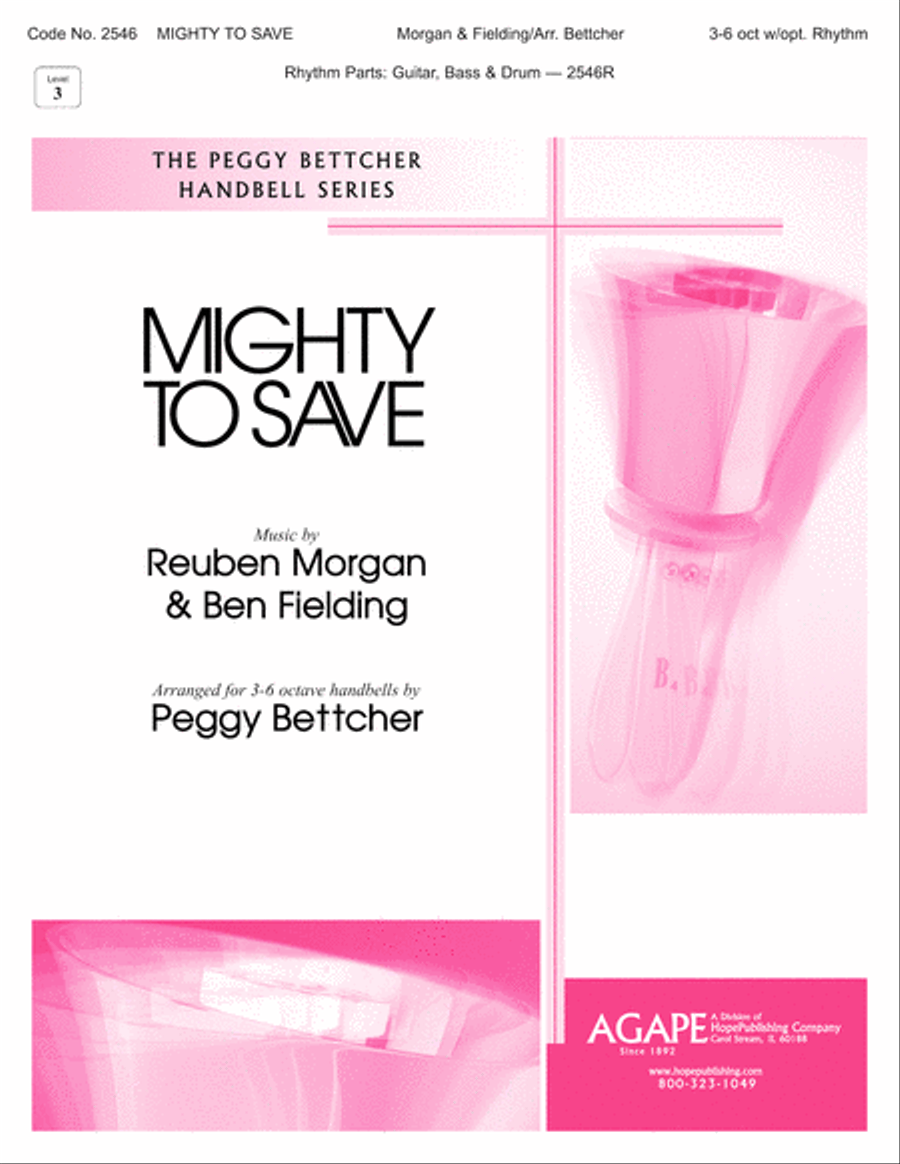 Mighty to Save Handbell Choir scores gallery preview page 1