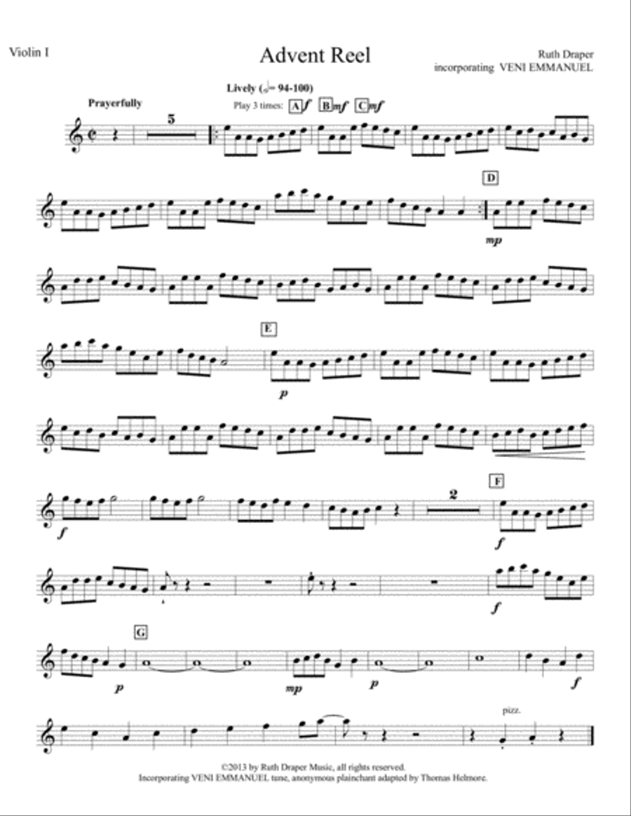 Advent Reel Advent Reel Piano Quintet scores gallery preview page 6