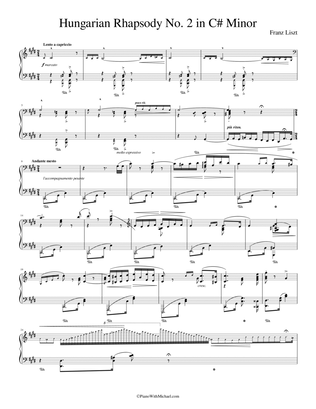 Hungarian Rhapsody No. 2 in C-sharp minor, S.244/2