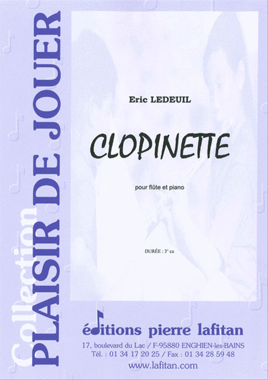 Clopinette Flute Solo scores gallery preview page 1