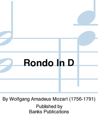 Book cover for Rondo In D