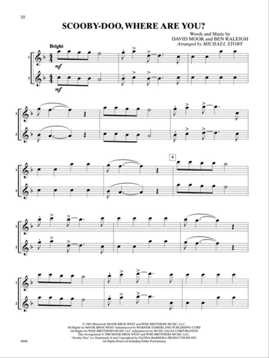 Pop Duets for All Small Ensemble scores gallery preview page 2