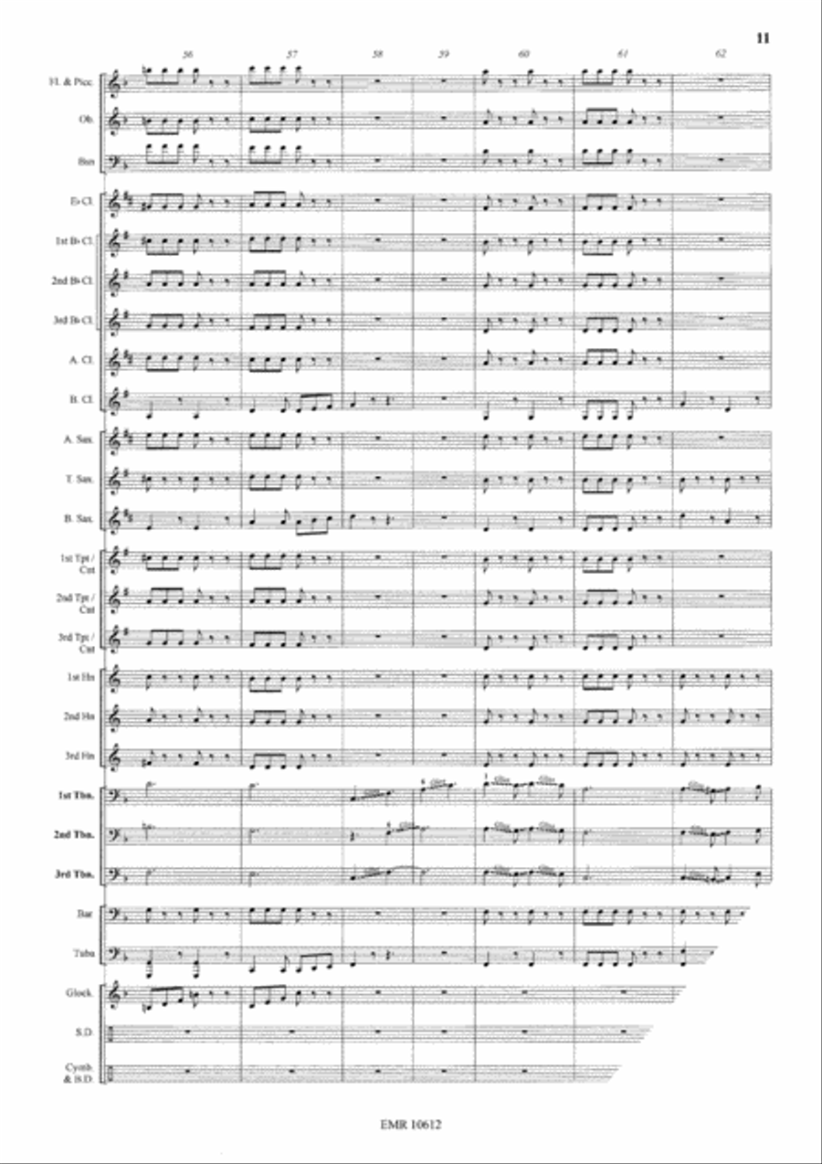 Trombone Party Trombone Party Concert Band scores gallery preview page 12