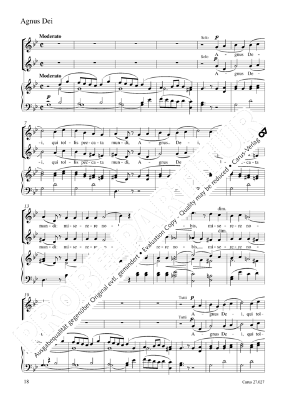 Messe breve Messe breve SA scores gallery preview page 19