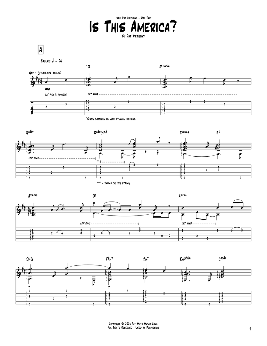 Is This America? Is This America? Electric Guitar scores gallery preview page 1