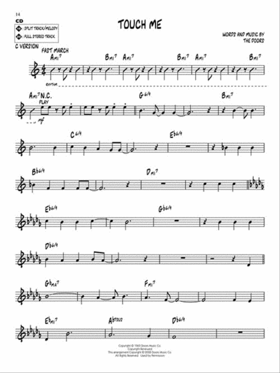 The Doors The Doors C Instrument scores gallery preview page 6
