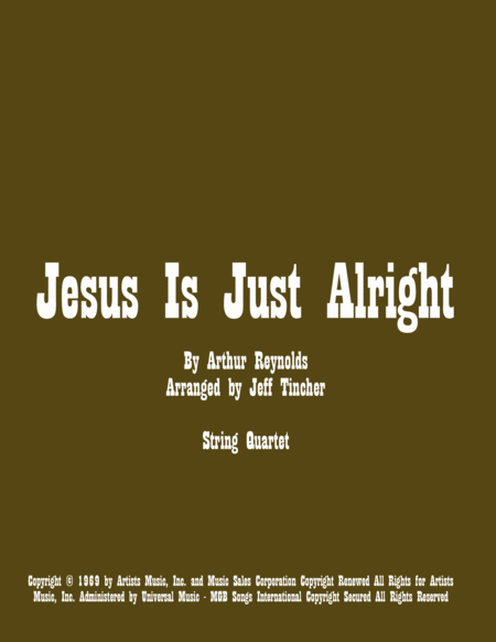 Jesus Is Just Alright image number null