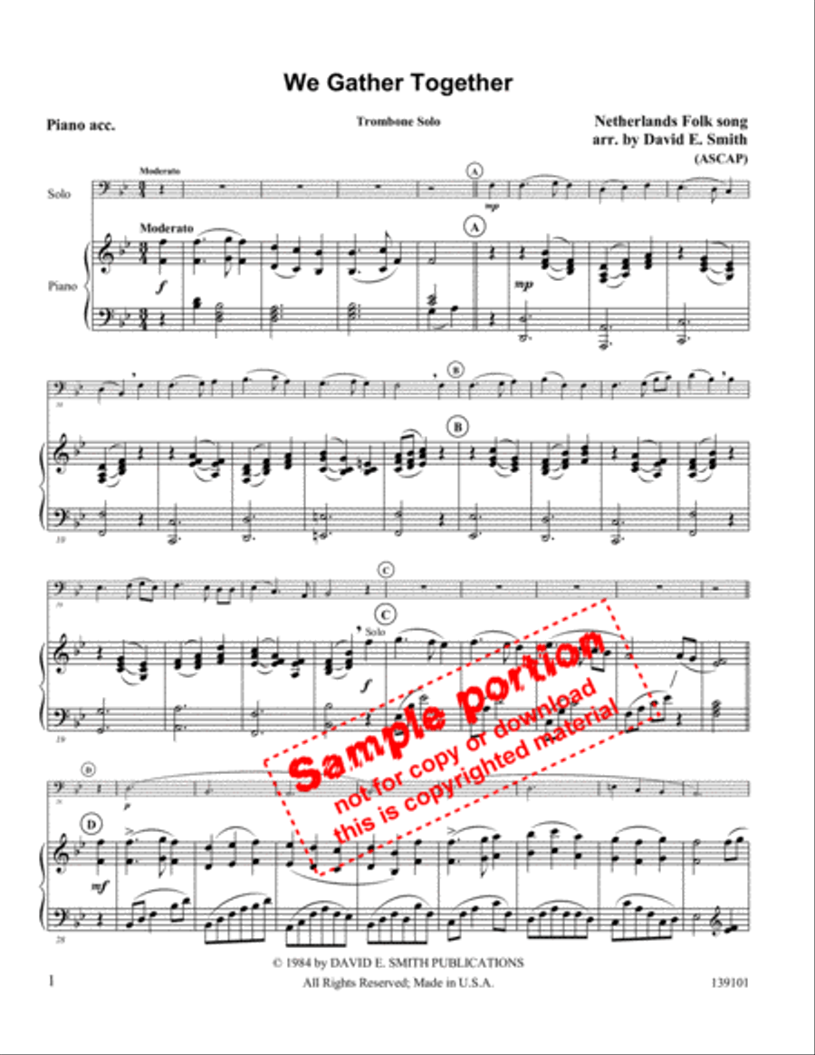 We Gather Together We Gather Together Flute scores gallery preview page 2