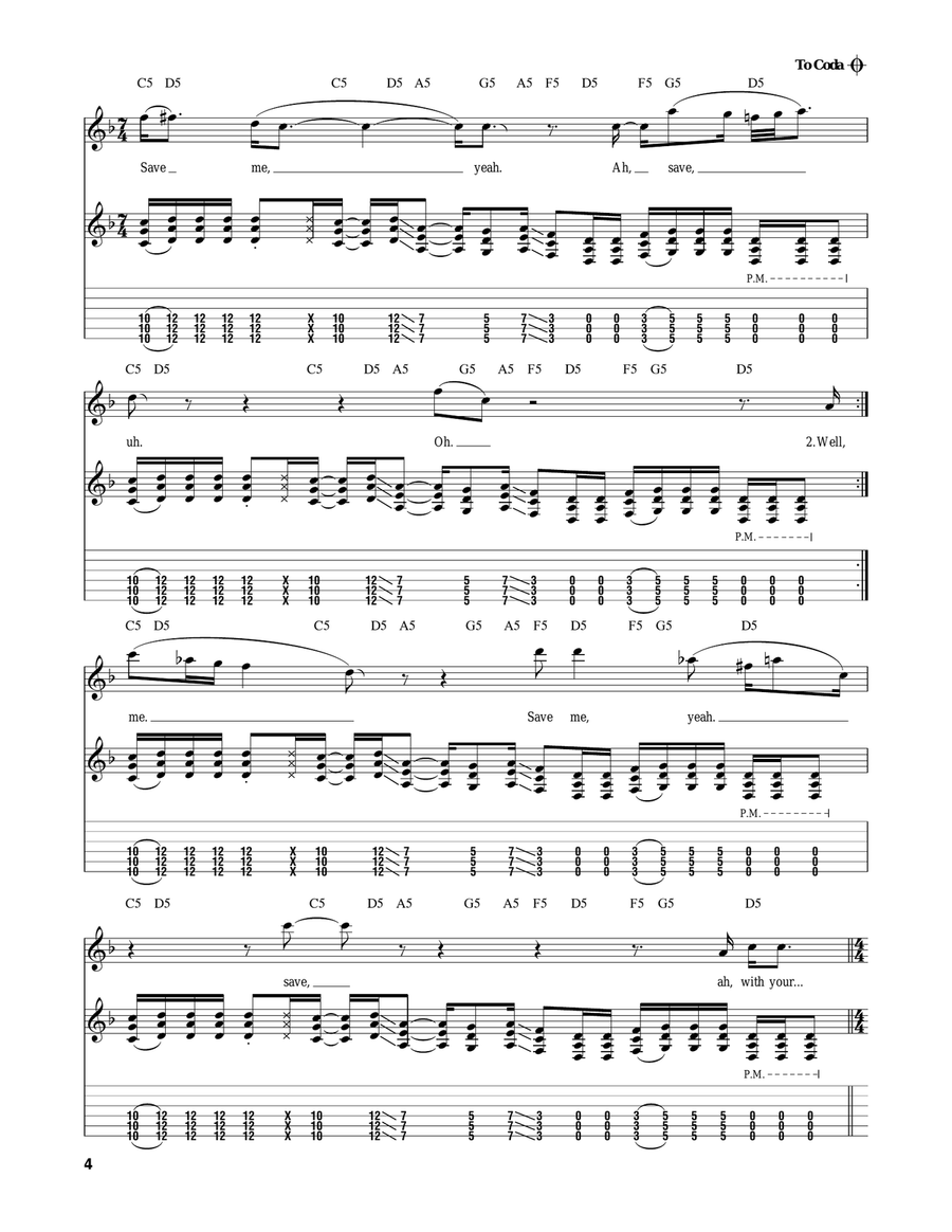 Spoonman Acoustic Guitar scores gallery preview page 4