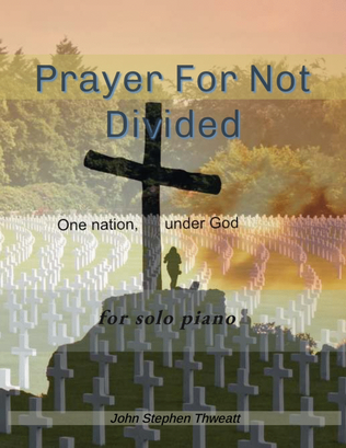 Book cover for Prayer For Not Divided