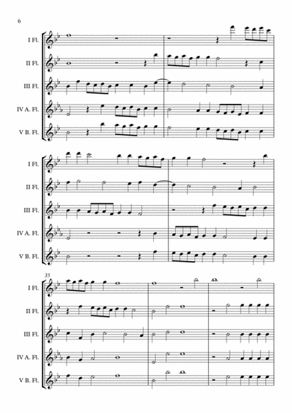 Canzon I a 4 Ch.194 (Giovanni Gabrieli) Flute Choir arr. Adrian Wagner image number null