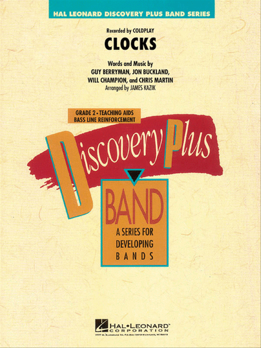 Clocks Concert Band scores gallery preview page 1