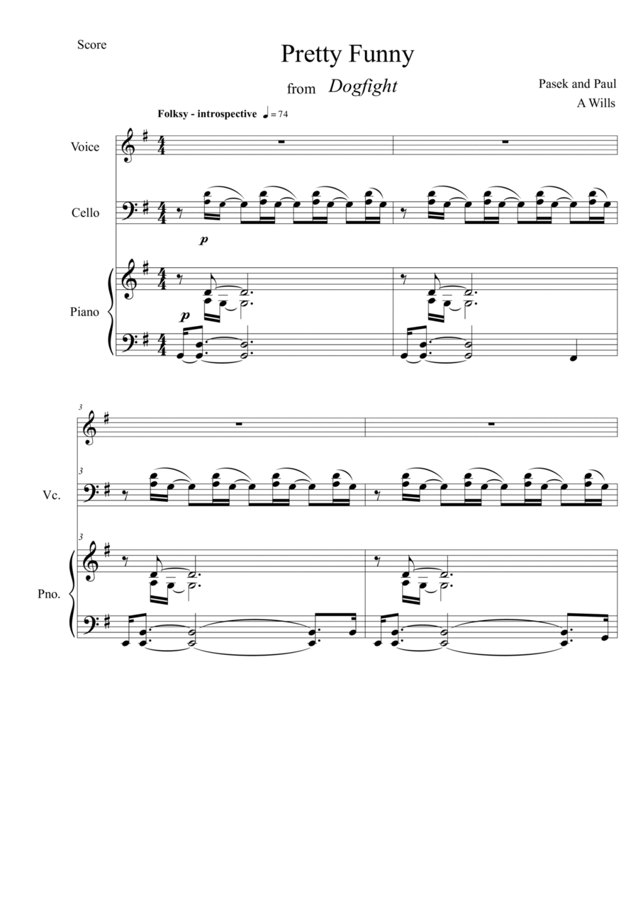 Pretty Funny Pretty Funny Small Ensemble scores gallery preview page 1