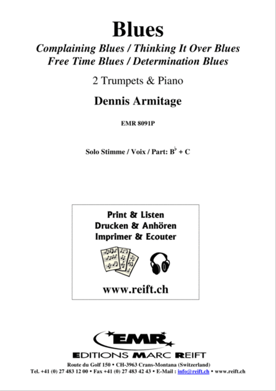 Blues Trumpet Duet scores gallery preview page 2