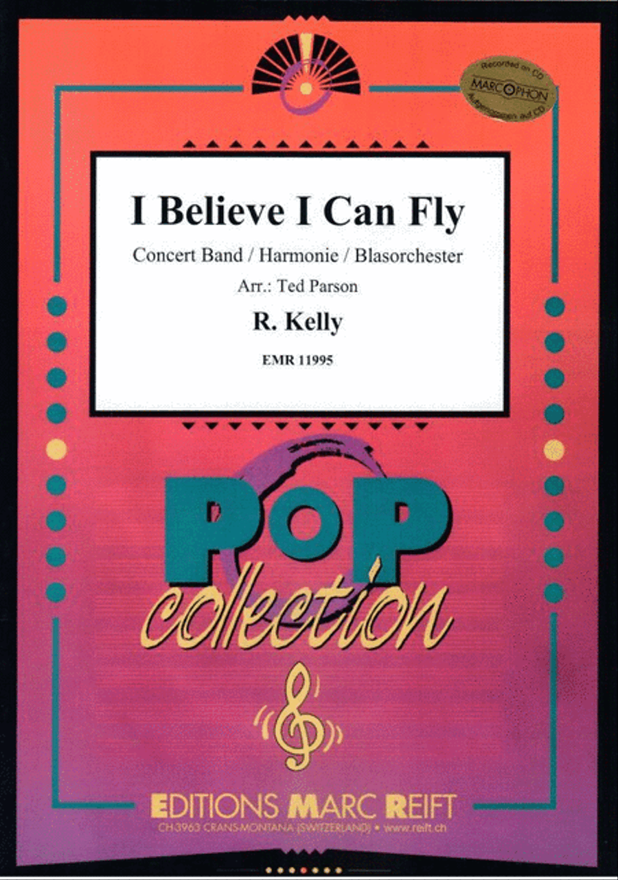 I Believe I Can Fly Concert Band scores gallery preview page 1