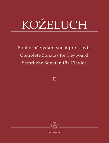 Samtliche Sonaten fur Clavier II