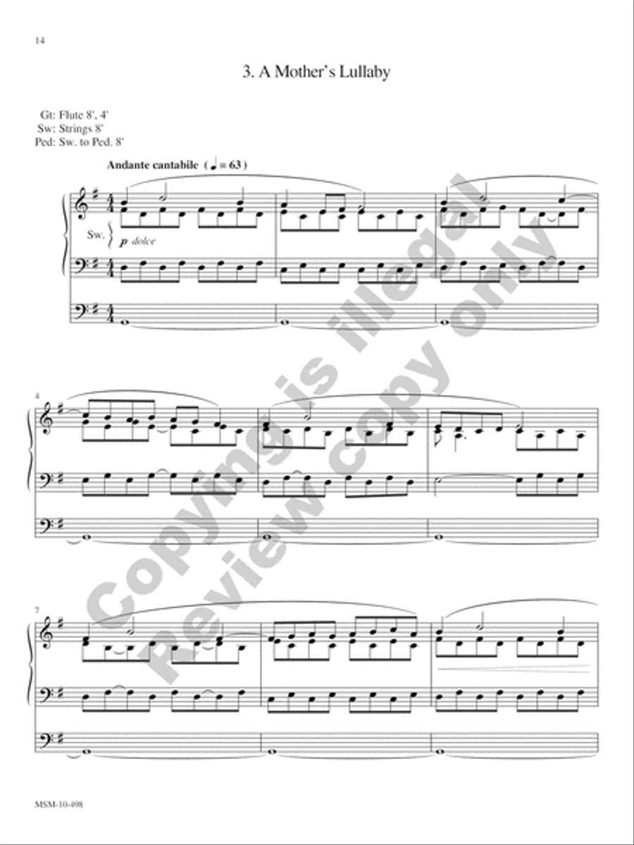 Suite Organ scores gallery preview page 7