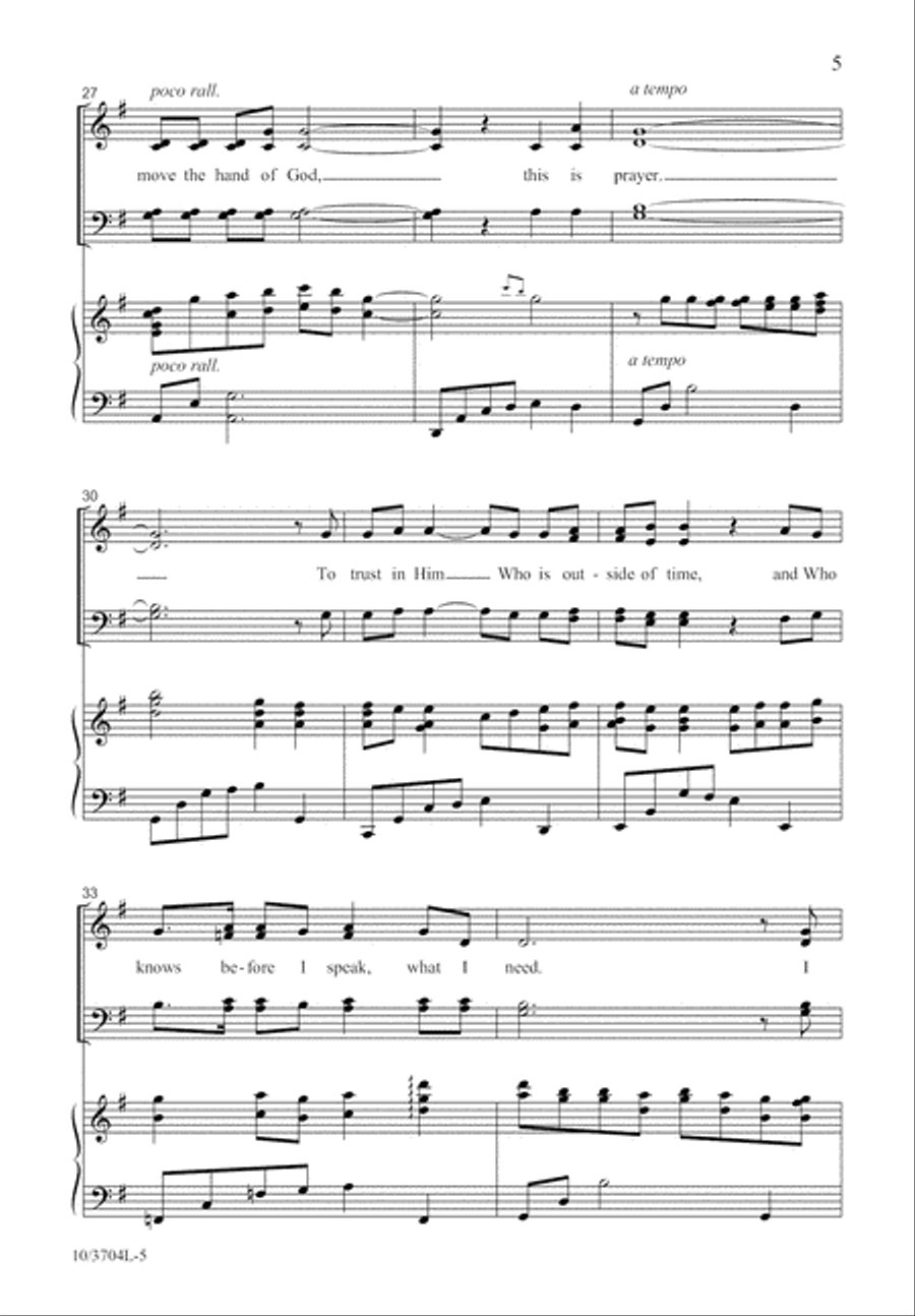 To Touch the Heart of God 4-Part scores gallery preview page 6