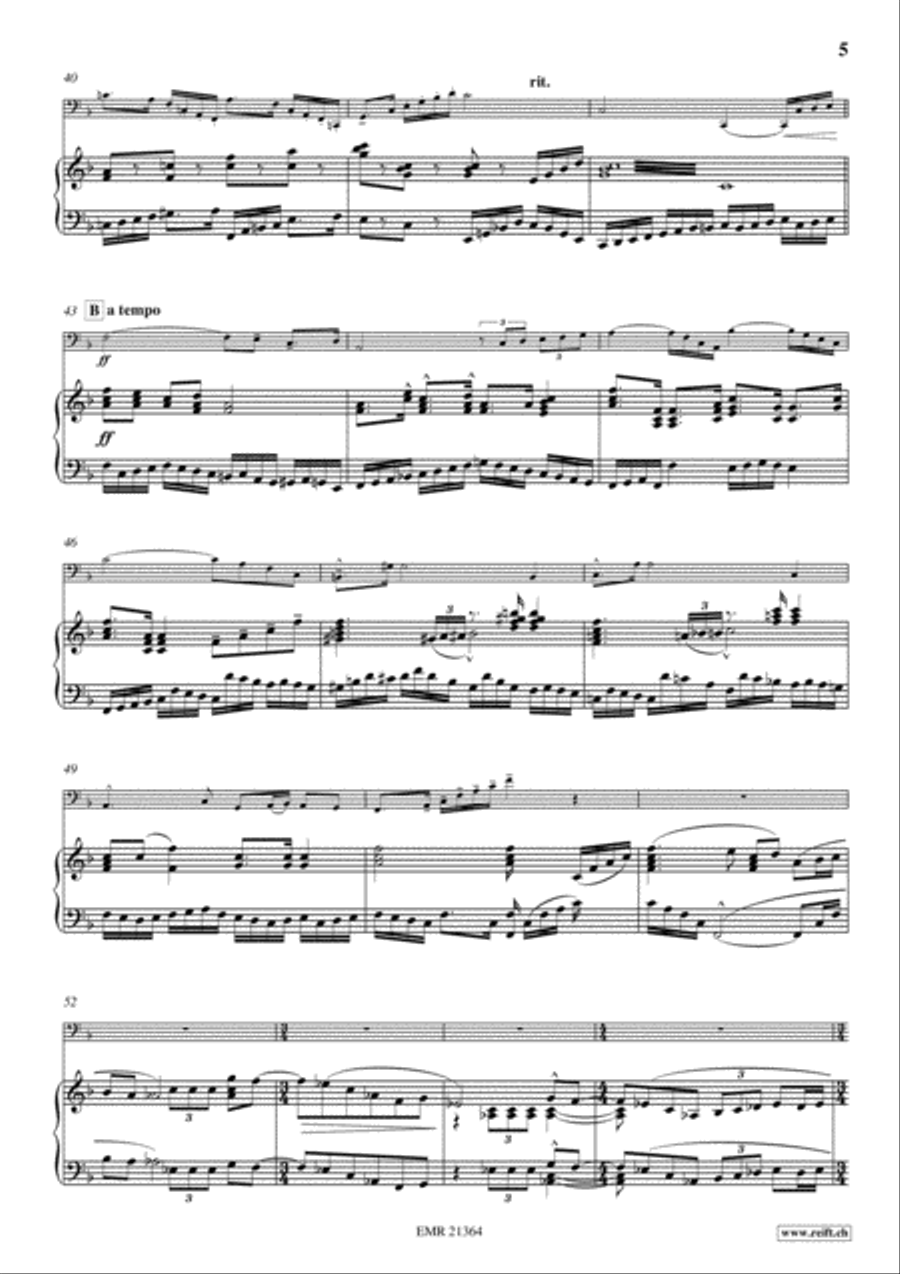 Concerto No. 4 Bass Trombone scores gallery preview page 5